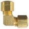 Homeplus+ ATC 3/8 in. Compression X 3/8 in. D Compression Yellow Brass 90 Degree Elbow 6JC121010711014 - alternate 1